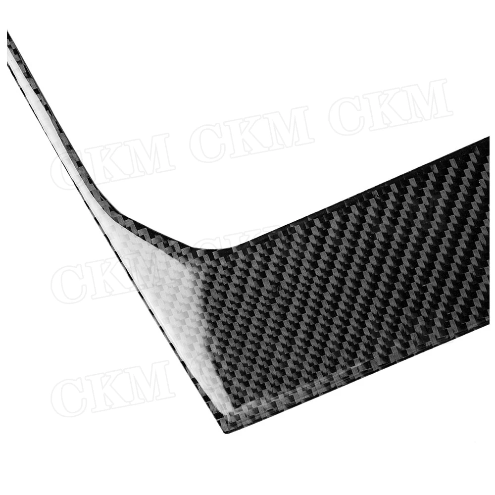 Real Carbon fiber Gear Shift Panel Multimedia Handrest Cup Lid Trim Stickers Body Kits For BMW 3 Series G20 G28 2019 2020