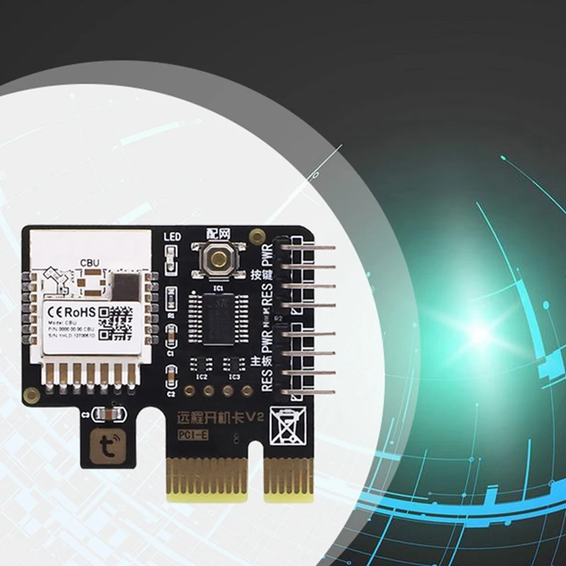 Smart-Tuya ordinateur interrupteur de réinitialisation de l'alimentation carte PCIE ordinateur à distance carte de démarrage APP télécommande pour Google Home/Amazon Echo