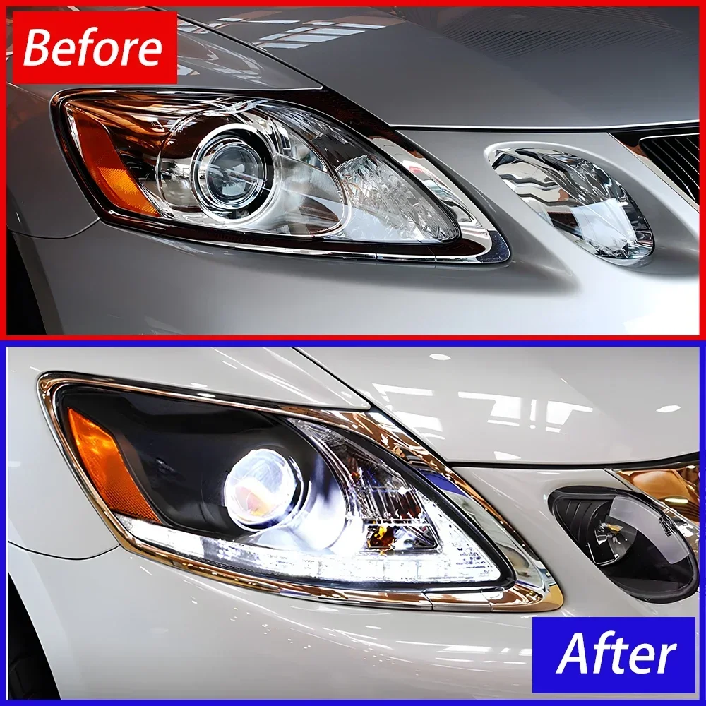 Auto Headlights Assembly For Lexus GS200T GS450H GS450 GS400 GS460 GS350 2004-2011 LED Car Front Lamps Bifocal lens Accessories