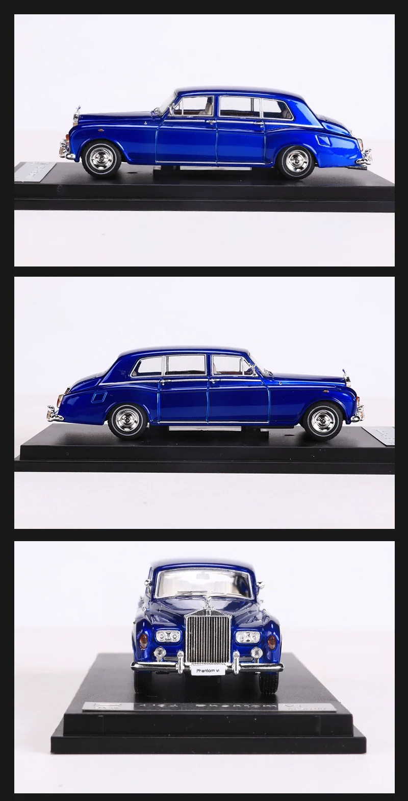 DCM 1:64 Rolls Royce Phantom VI Silver Shadow 6 car model toys