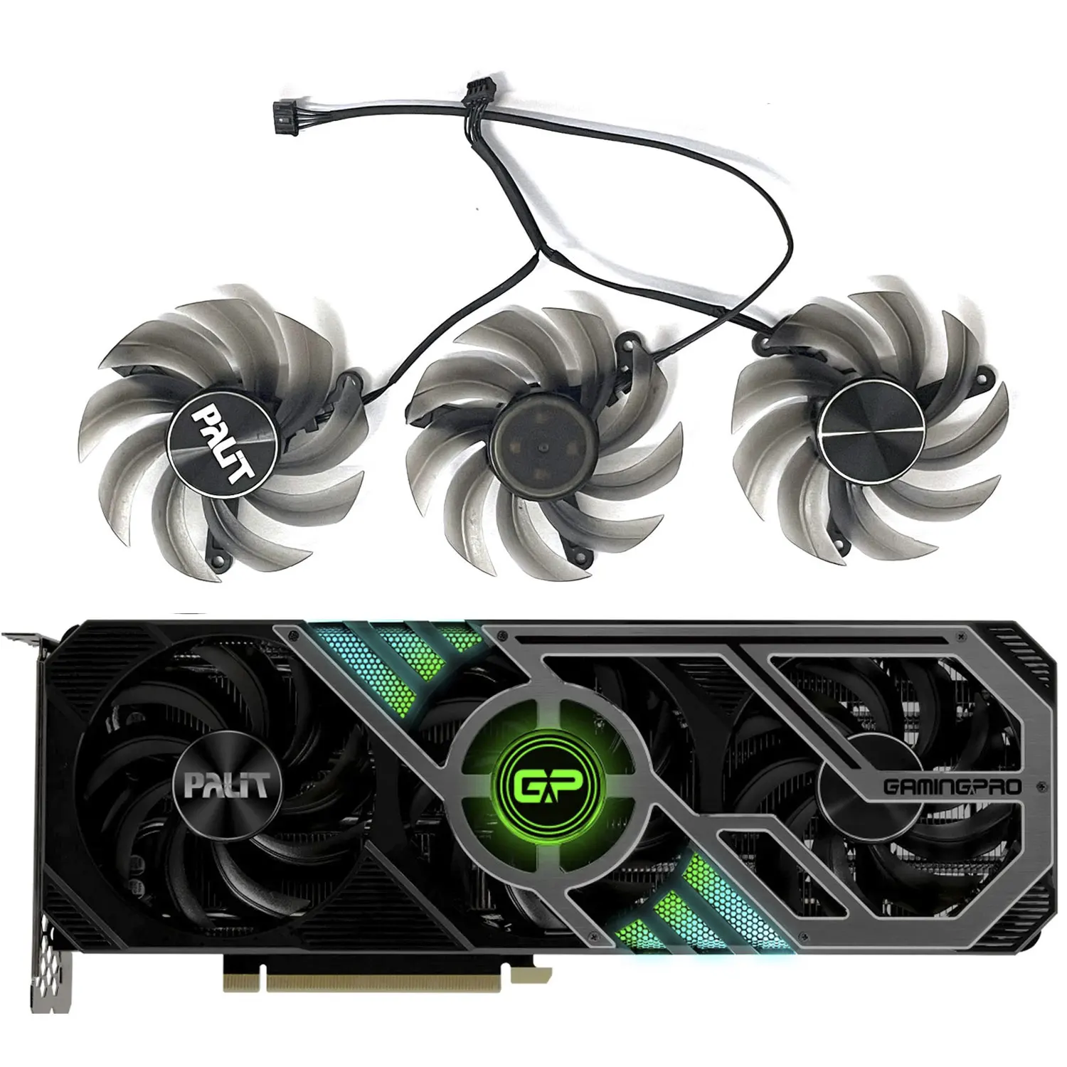 

82MM FD8015U12D TH8015S2H-PC001 RTX3080TI GPU Fan for Palit GeForce RTX 3060 Ti 3070 3070Ti 3080 3080Ti Cooled Graphics Fan