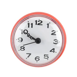 Mini Waterproof Kitchen Bathroom Bath Shower Clock with Suction Cup Multicolor