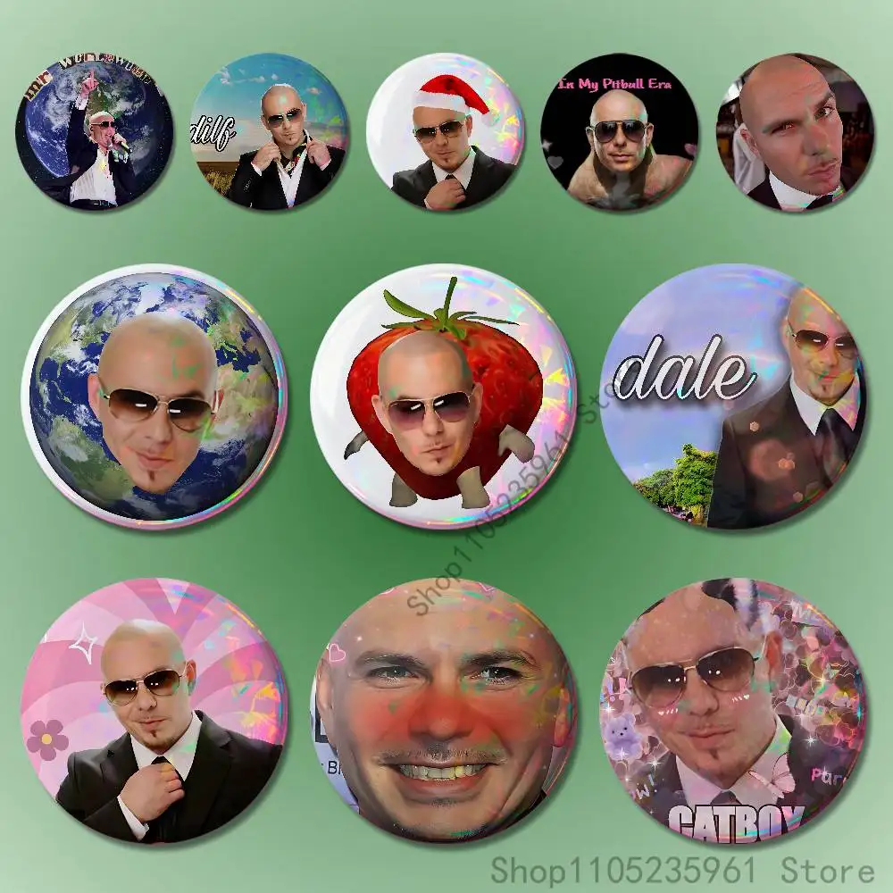 

M-Mr W-WorldwideS Custom Badges 75mm 44mm 25mm Brooch Backpack Hat Pins Accessories Toys Valentine gift