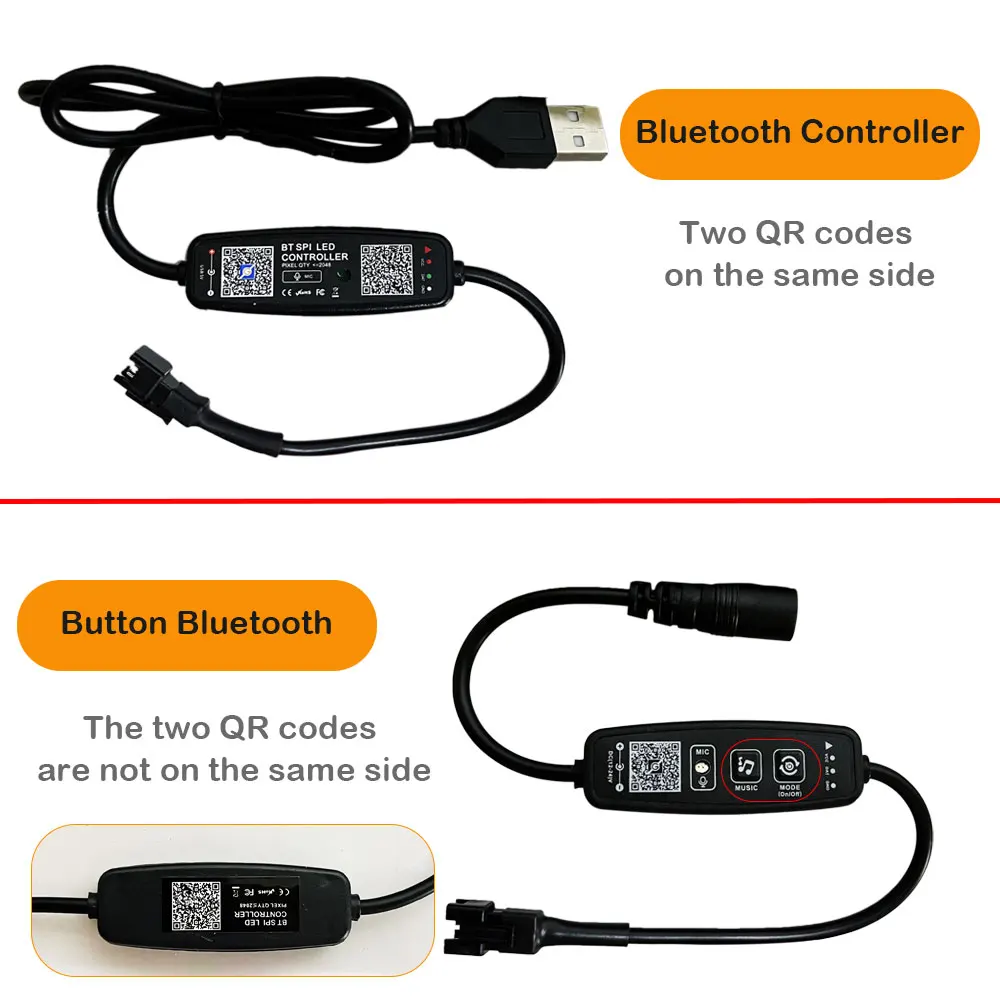 DC5-24V LED Bluetooth Music Controller 28Keys Remote With MIC Control WS2812B WS2811 SK6812 Addressable Pixel Strip Light