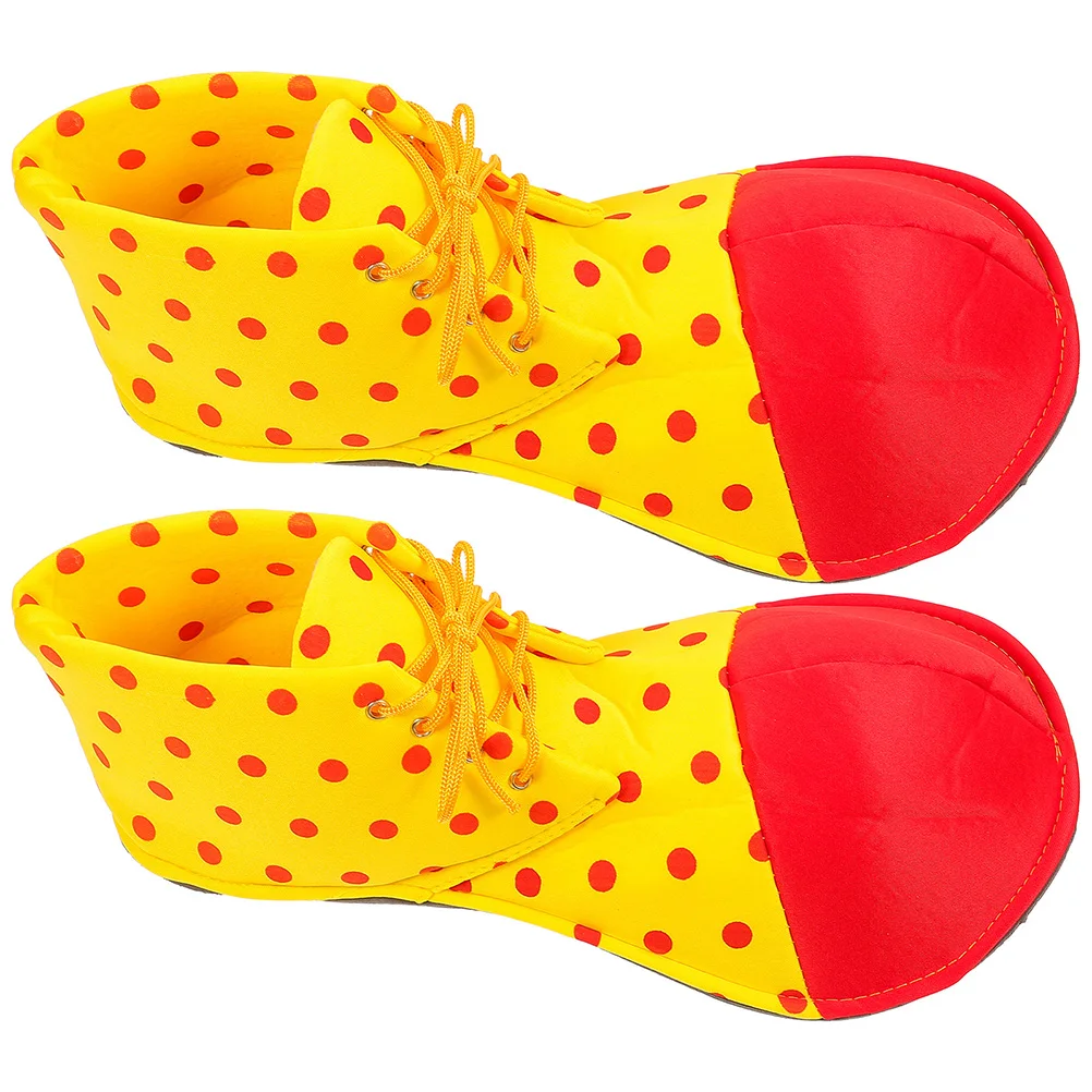 

Clown Shoes Cosplay Costume for Adult Halloween Party Large Size Kids Pu Dress up Man Lightweight Material Smooth Design