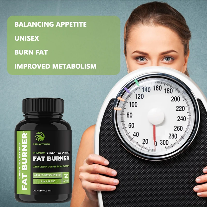 Green Tea Weight Loss | Belly Fat Burner, Metabolism Booster & Appetite Suppressant for Men and Women | 60 Capsules - Image 5