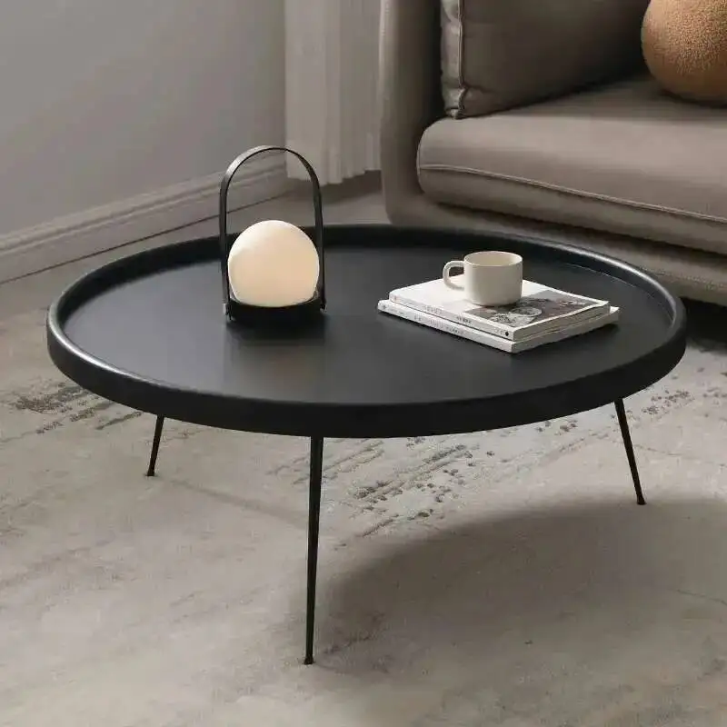 

Black Shipping Living Room Table Design Coffee Minimalist Coffee Tables Free Round Table Basse De Salon Side Tables Furniture