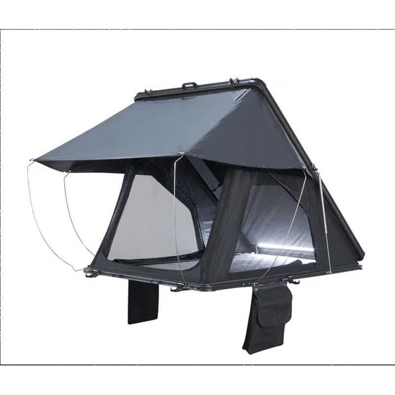 High Quality 9CM Ultra Thin Triangular Aluminum Alloy Waterproof Rooftop Tent Outdoor Car Camping Accessories