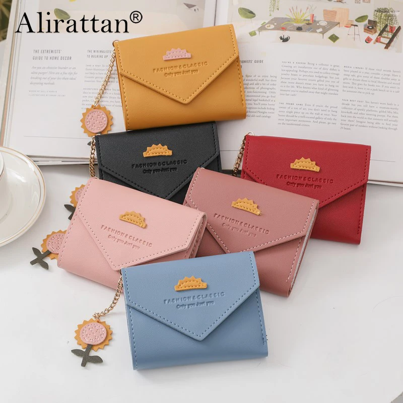 2025 New Women Cute Wallets Geometric Pocket Purse Card Holder  Patchwork Wallet Lady Female Fashion Short Coin Burse Money Bag