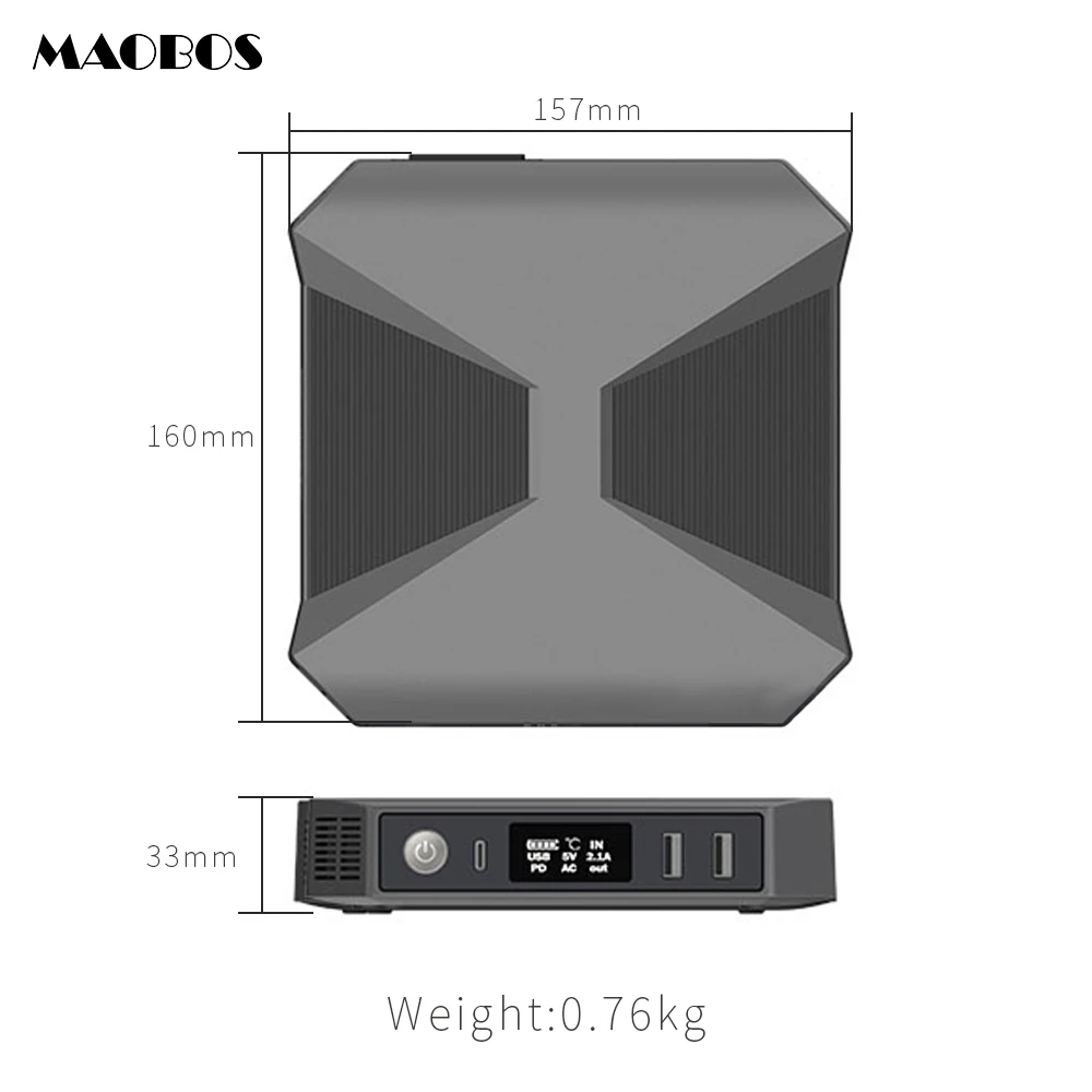 2024 Newest 100w Portable Power Station Outdoor Camp with Solar Panel Charging 32000mah Power Station