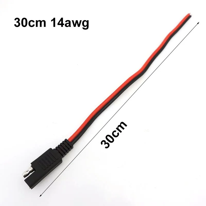 14AWG 18AWG Quick Disconnect copper Cable SAE Power Connector wire Cable 10A 20A cover for solar panel Automotive Extension