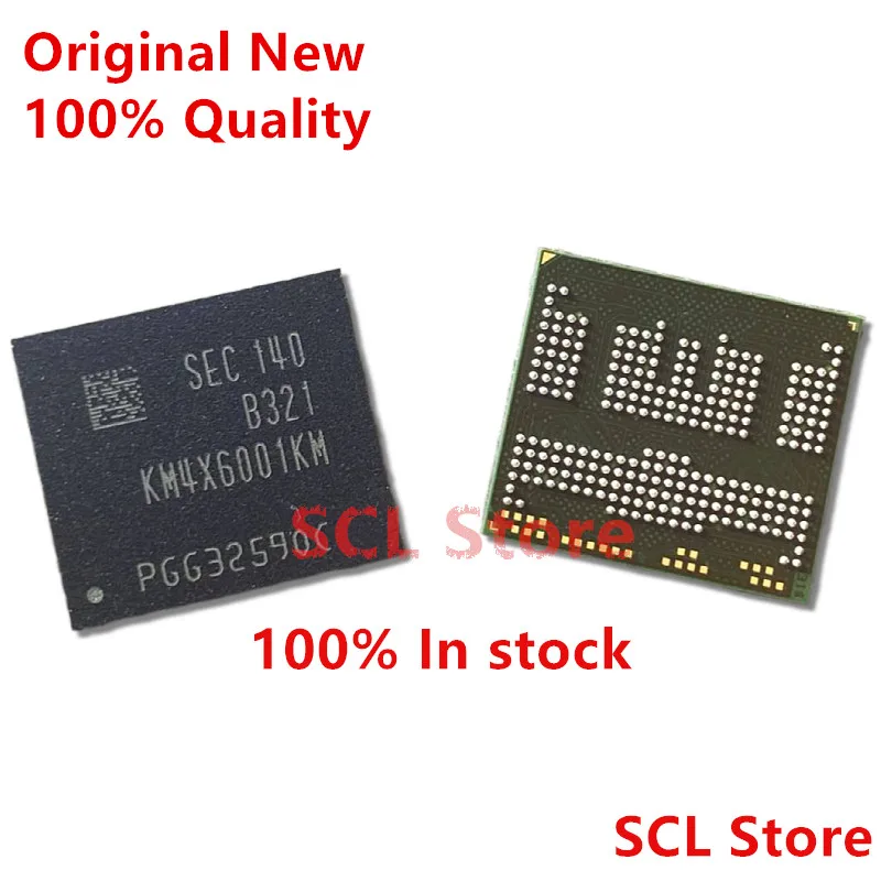 

100% New Original KM4X6001KM-B321 BGA Memory CHIP EMCP 32GB eMMC5.1+16Gb LPDDR4 (1-10piece)