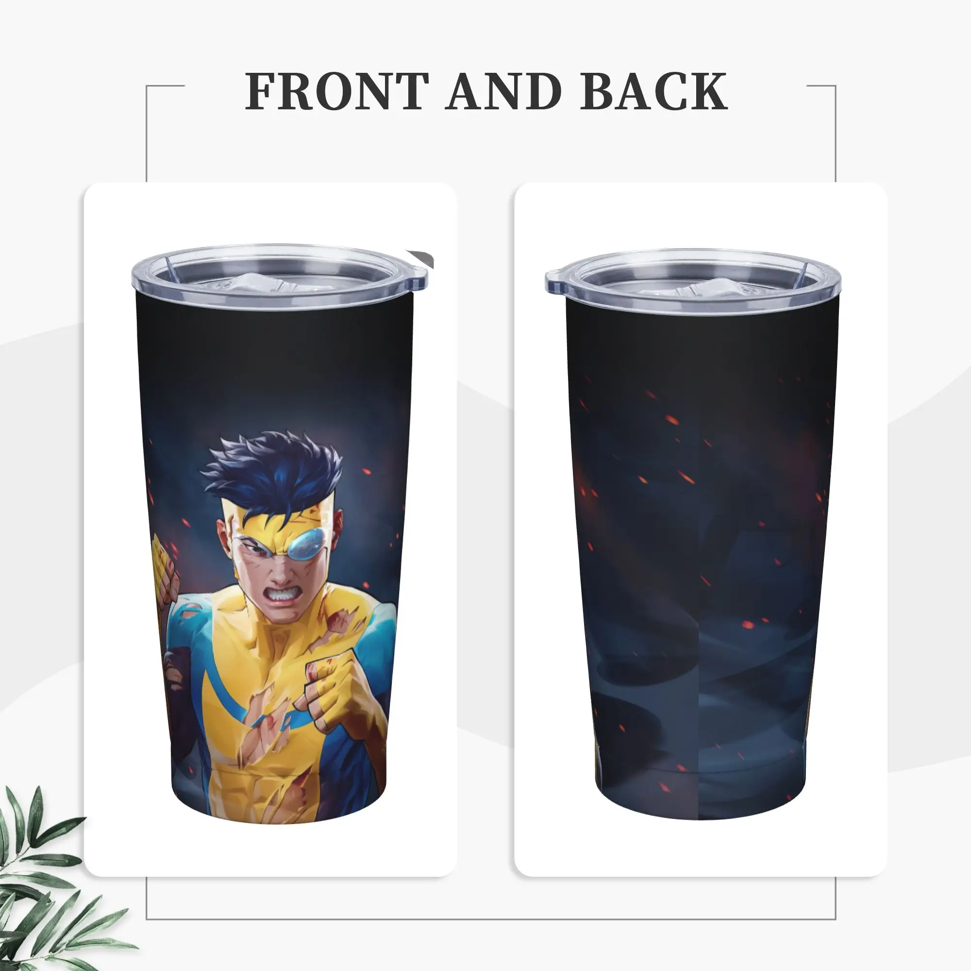 Anime Invincibles Tumbler  Keep Heat Hot Drinks Water Bottle Stainless Steel Travel Thermal Mug