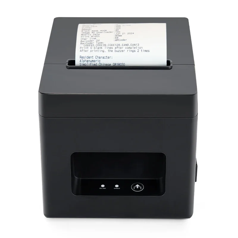 T320 Thermal Receipt Printer,  80mm Direct Thermal Printer with USB LAN Port - Kitchen POS Printer for Windows