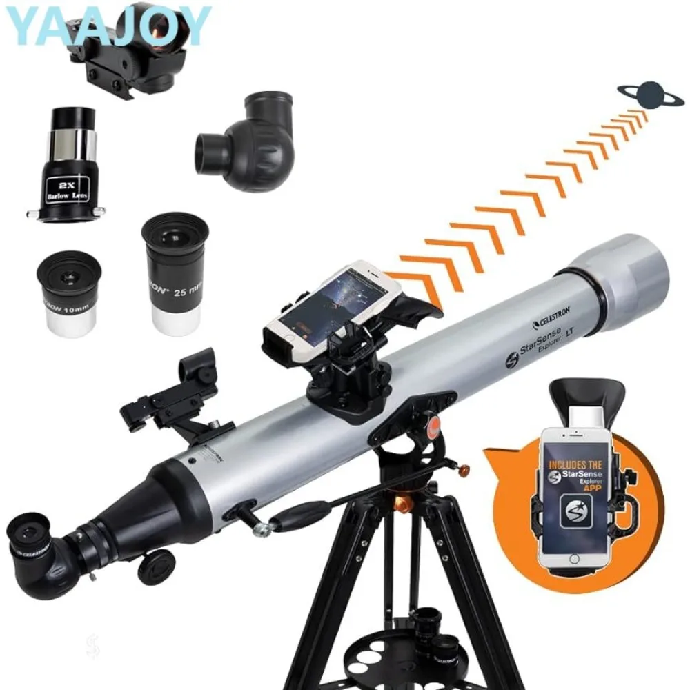 Celestron - StarSense Explorer LT 80AZ teleskop z obsługą aplikacji na smartfony-kompatybilny z iPhone/Android