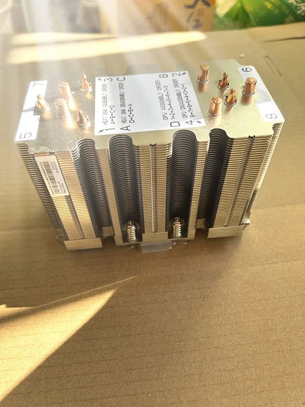 

Оригинальный радиатор для TESLA V100 SXM2, графический процессор, видеокарта, радиатор, кулер, радиатор 11 см