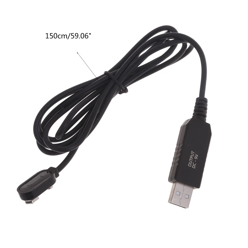 Conector eliminador bateria USB 9V substitui conversor energia 6F22 1,5 m