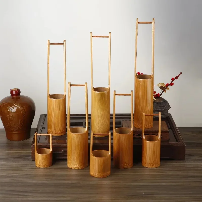 

Dry ice bucket decorated with bamboo sushi decorative board as a souvenir