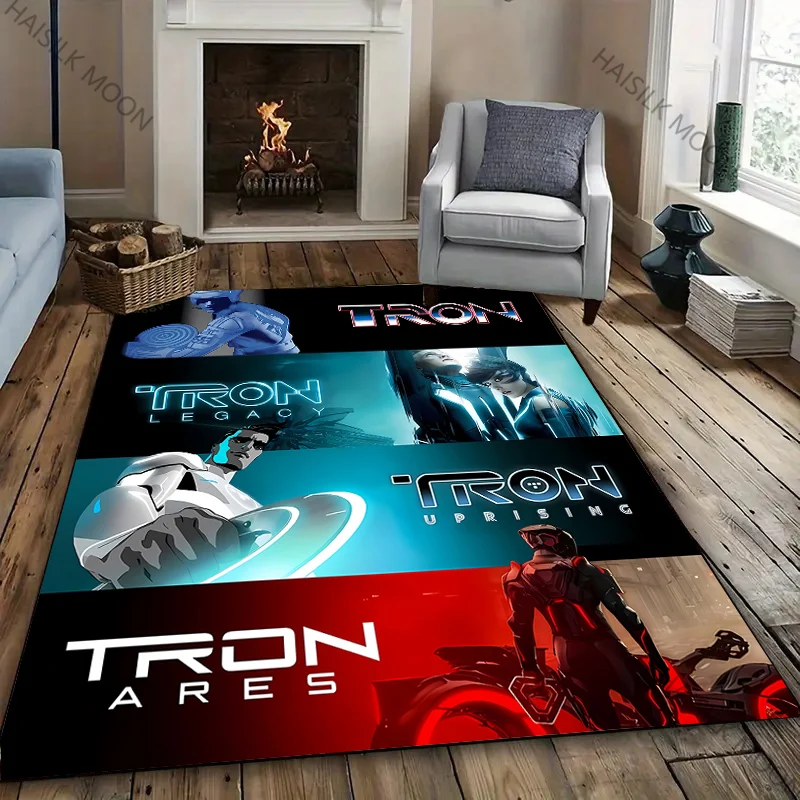 

Movie Theme TR0N: ARES Theme Printed Carpet Living Room Bedroom Sofa Office Large Area Decorative All Seasons Mat Kids Play Rug