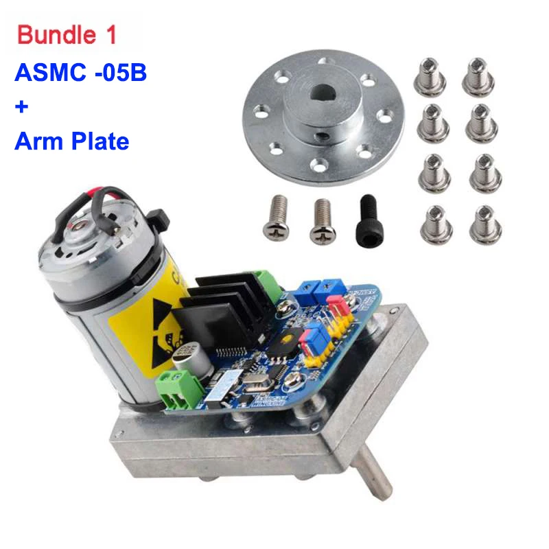 ASMC-05B/ASMC-05A Robot Servo High Power Torque 12V~24V 180kg.cm /110kg.cm Large Robotic Manipulator/ PCB Controller /Arm Plate