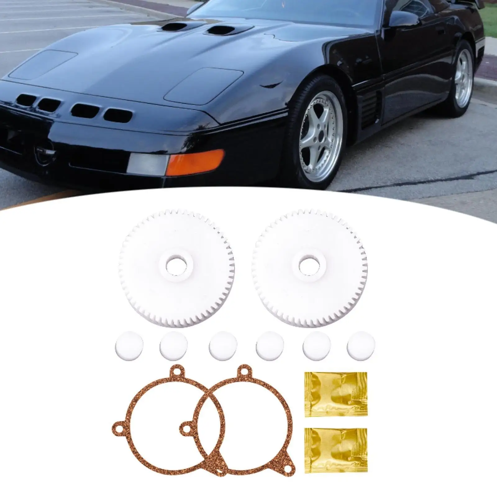 

Ремкомплект шестерен двигателя фар H6024 для Chevrolet Corvette 1988-1996 гг.