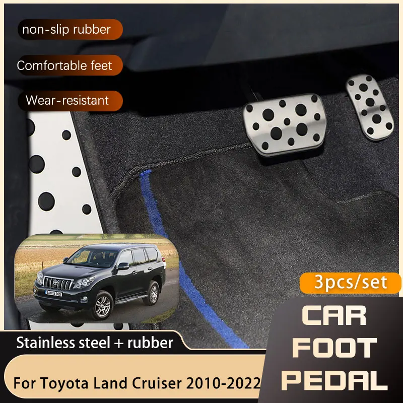 

Car Foot Pedals For Toyota Land Cruiser Prado Lexus GX 400 460 J150 2010~2022 Accelerator Brake No Drilling Restfoot Pedal Pads