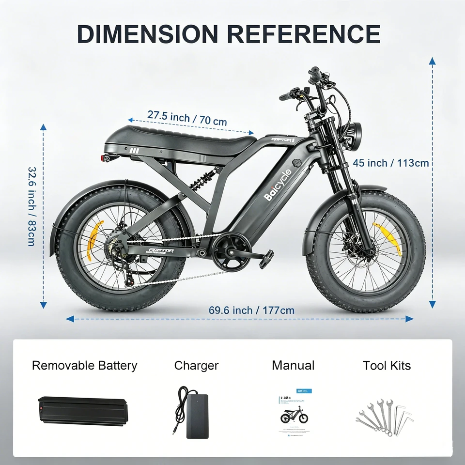 Electric Bike for Adults 3000W, 52V 31.5Ah Battery, Up to 50 Miles Range, 5 Riding Modes, Dual Disc Brakes, High Power Electric Bicycle for Commuting & Outdoor Riding image 9