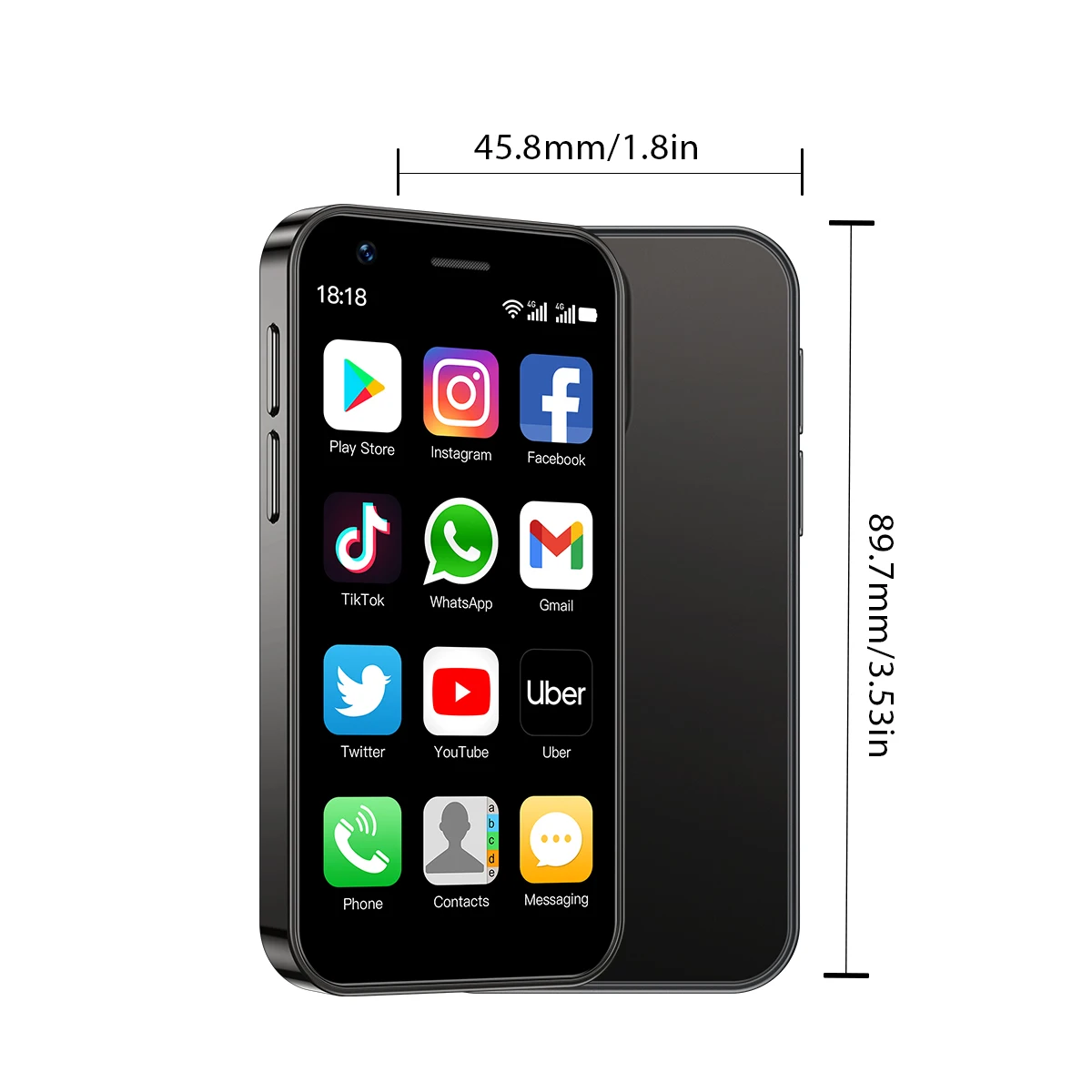 SOYES XS16, the world's smallest 4G smartphone with a 3.0-inch Android 10.0 system | 2+16/3+64 memory for ultimate portability