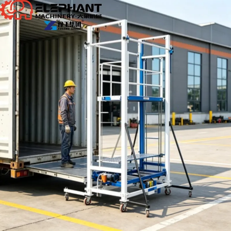 Electric Lifting Scaffold, CE Certified Hydraulic Scissor Lift Platform Mobile High Altitude Working Equipment