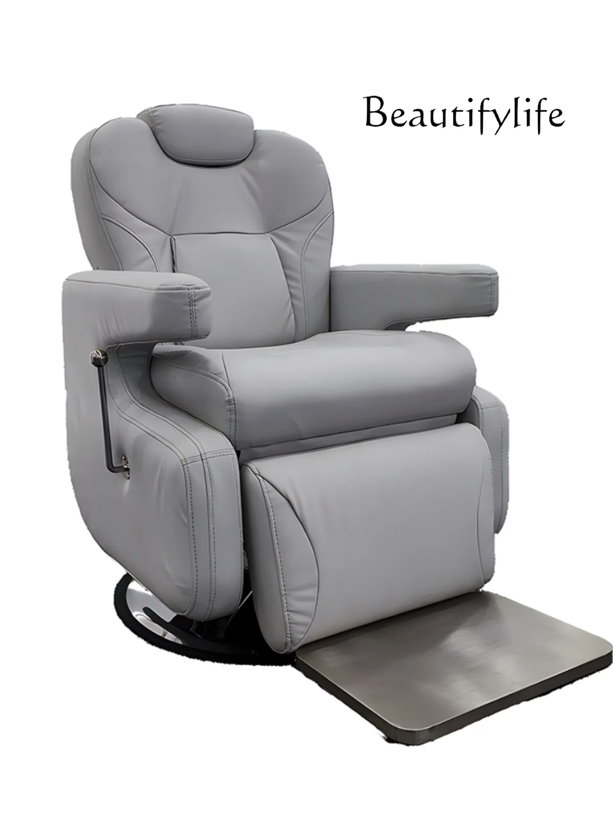 Hair Salon Chair Lifting Large Chassis Hair Cutting Chair Can Be Put down Barber Beauty Salon Chair