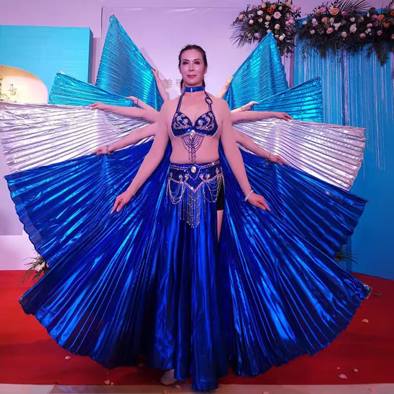 أجنحة للكبار ملابس رقص البطن مرحلة الأداء الدعائم الرقص الشرقي أجنحة الملاك لجميع القديسين كرنفال الرقص الشرقي إيزيس #1