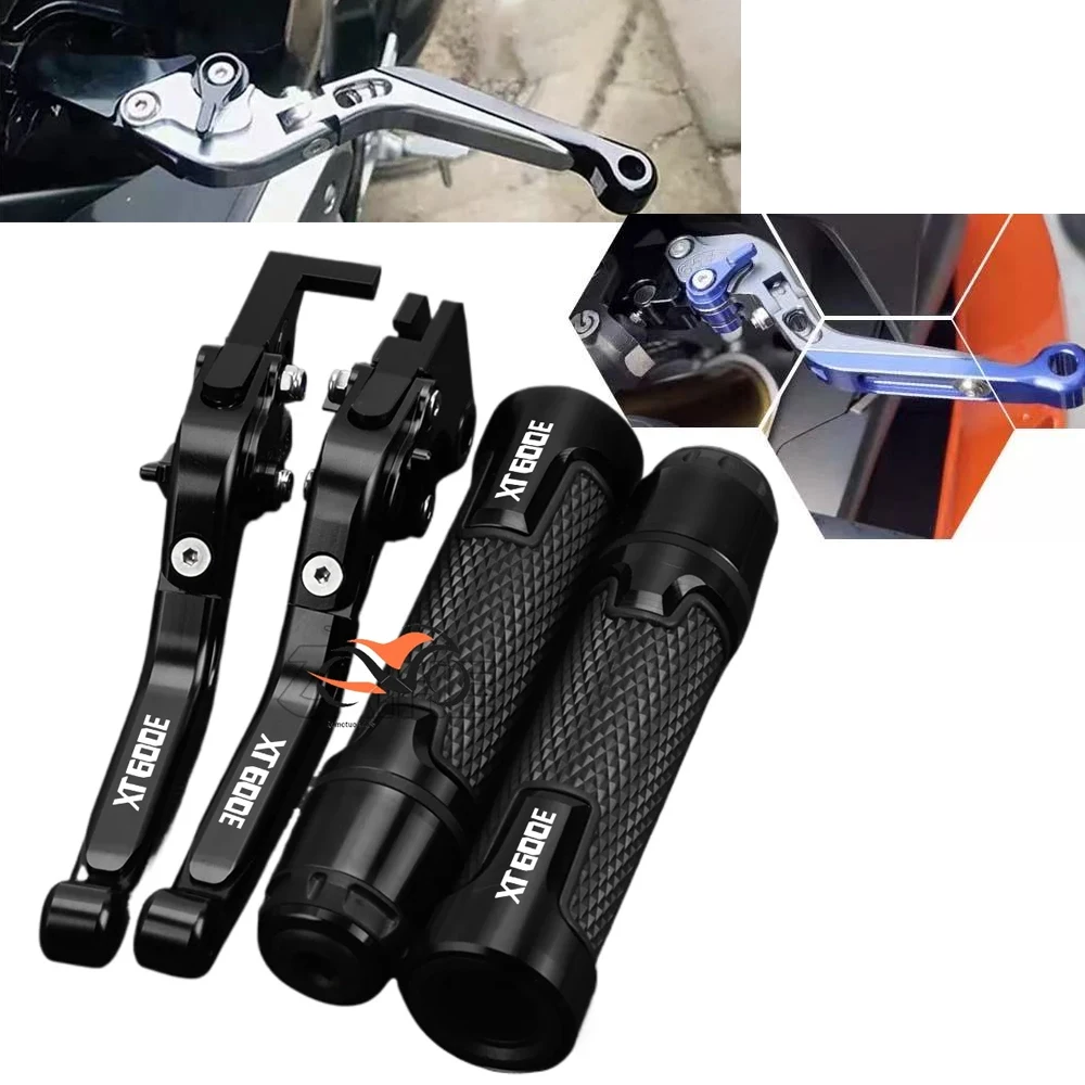 

FOR YAMAHA XT 600E XT600E XT 600 E 1990-2003 1996 1995 1994 1993 2001 2002 Brake Clutch Lever Grips Handlebar Ends