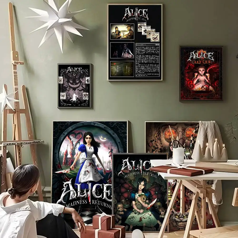 Alice Madness Return Artbook - Pintura E Caligrafia - AliExpress