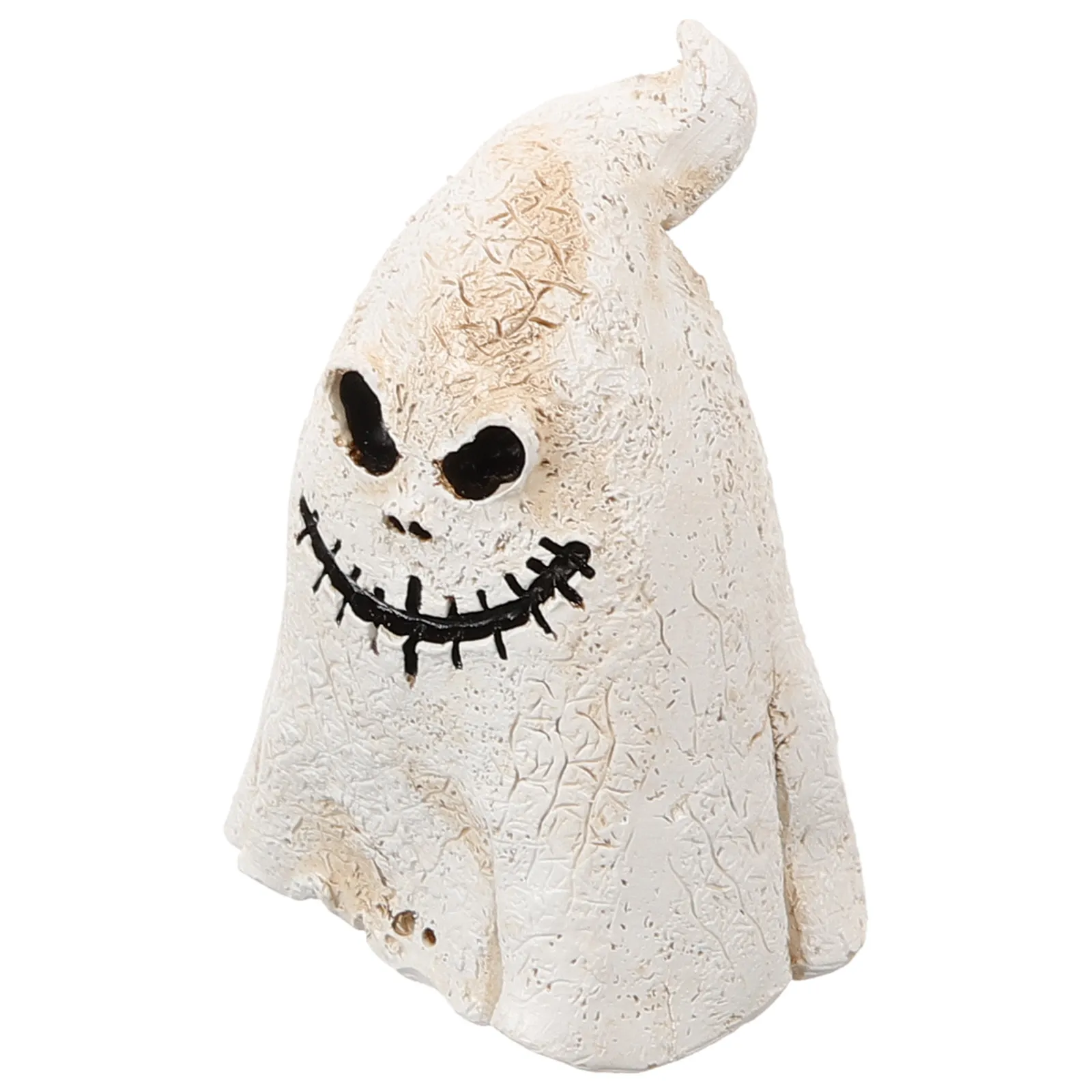 Halloween Ghost Decor Resin Mini Tabletop Sculpture Adorable Spooky Cartoon Design for Indoor Party Dining Table Fireplace Rug