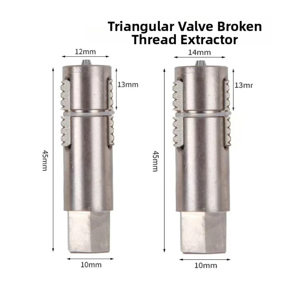 

Wire Breakage Extractor Set 12mm 14mm Broken Pipe Screw Remover Pipe Fitting Disassembly Tool Water-tap Angle Valve Repair Tool