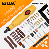 HILDA Electric Grinder Engraving Pen Wireless Mini Grinder Micro Rotary Tool Jade Carving Drill Set Rechargeable