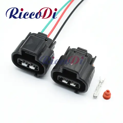 1 Set 3 Pin Way Female Waterproof Black Meter Speed VSS Sensor Plug Connector for Toyota Corolla 6248-5316