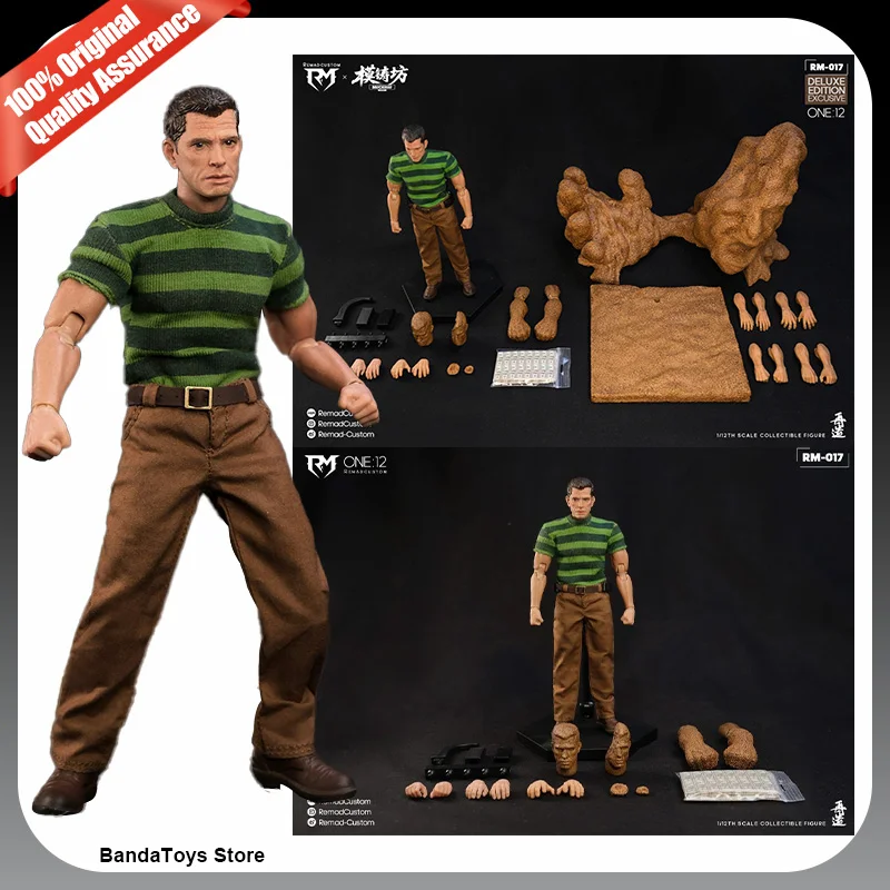 En Stock, 100% Original, Remad Custom 1/12 Sand Mutant RM 017 SandMan Standard Deluxe, Figura de Acción Coleccionable de Anime, Modelo de Juguete