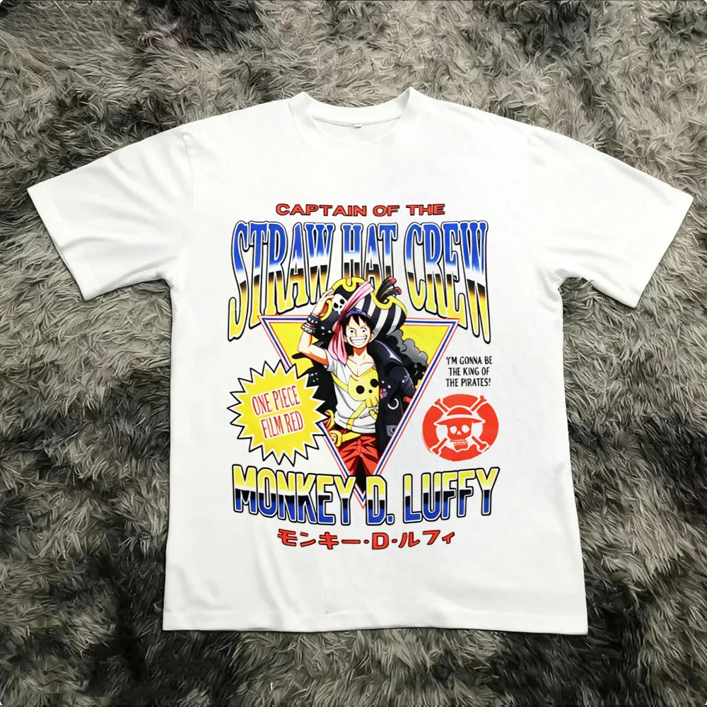 One Piece Anime T Shirt Men Women Cotton Short Sleeve Tee Tops 2026 Summer Luffy Zoro Sanji Graphic Print Streetwear Casual Y2k