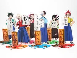 My Hero Academia Anime MHA Boku no Hero Academia Midoriya Deku Denki OCHACO Bakugou Katsuki Acrylic Keychain Stand