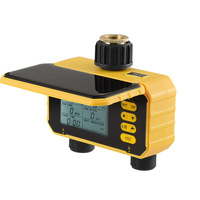 2Way Automatic Watering Timer Solar Programmable Sprinkler Timer Micro-spray Rain Sensor Vegetable Garden Drip Irrigation Device