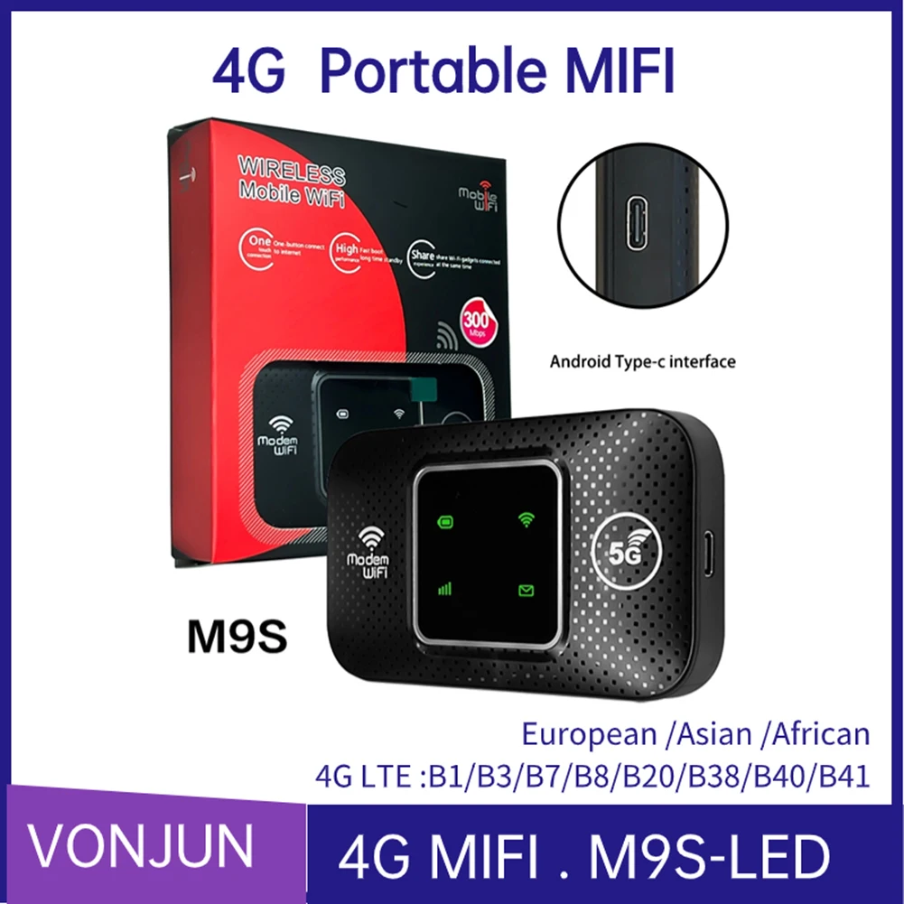 4G LTE موزع إنترنت واي فاي لاسلكي جهاز واي فاي محمول 150Mbps هوت سبوت سيارة موبايل برودباند كوالكوم MSM8916 رقاقة التوصيل اللعب للسفر