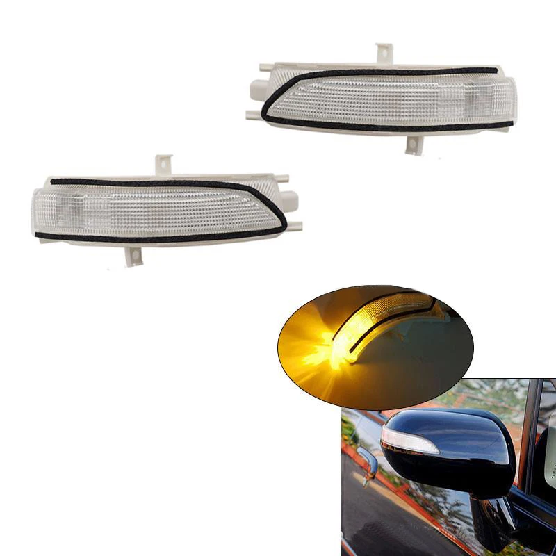 Car Rearview Mirror LED Turn Signal Lamp Warning Light For Honda FIT JAZZ FIT SALOON CITY 2003-2008