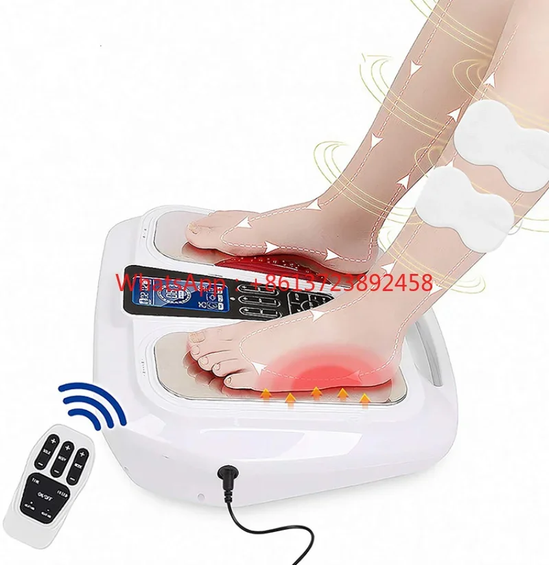 

Tens EMS Electric Muscle Stimulator Electromagnetic Wave Pulse Foot Massager