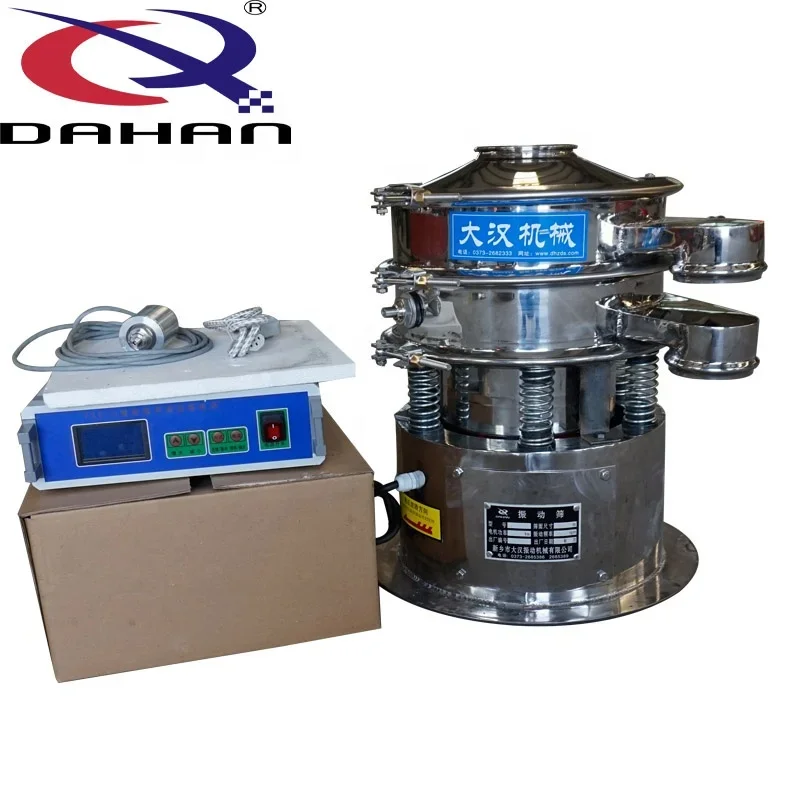 Dahan Talcum Onion Mango Powder Sieve Corn Vibrating Sifter Flour Vibro Sifting Machine Ultrasonic Vibrating Screen