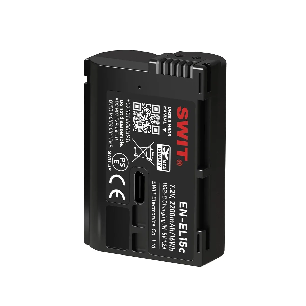 SWIT EN-EL15c Type Battery Compatible with Nikon Digital Photography Camera Battery