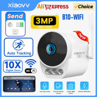 XIAOVV 3MP Auto Tracking Wireless IP Security Speed Dome PTZ Camera Outdoor Human Detection Smart Camera