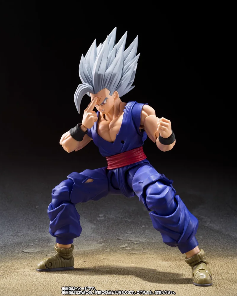 Original Bandai Son Gohan Beast Action Figure Anime S.H.Figuarts Shf Super Saiyan Hero Theather Pvc Model Collectible Gift Toys