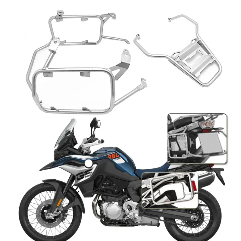 Alforja lateral F850GS F750GS, portaequipajes, caja de maletero, soporte de Estuche De Viaje, marco de montaje para BMW F 750GS F850 GS 2018-2023