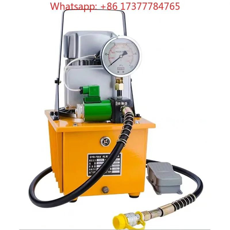 GYB-630B/700A 750W Electric Hydraulic Pump Ultra High Pressure Electric Pump Hydraulic Station High Pressure Oil Pump tools